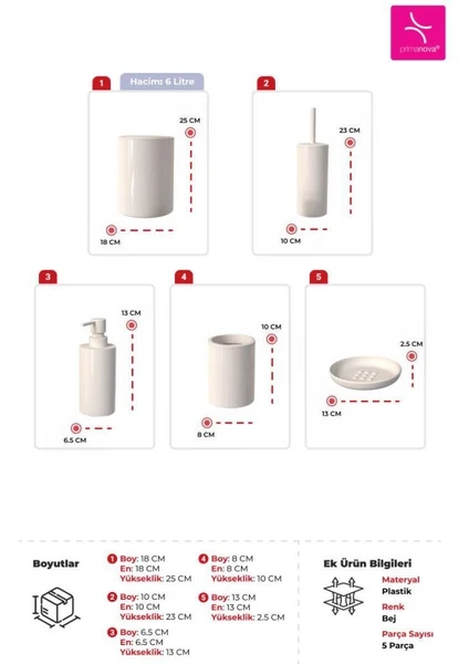 5 li Banyo Seti